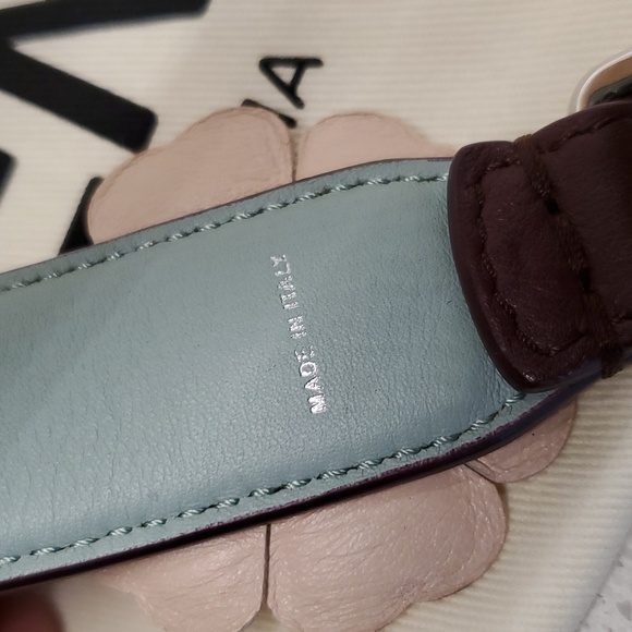 FENDI ROMA Floral studded leather strap - Picture 5 of 8